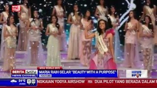 Maria Harfanti Rebut Juara 3 Miss World 2015