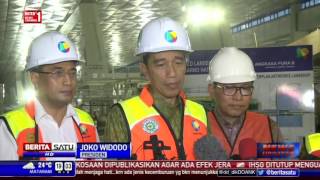 Jokowi Tinjau Pembangunan Terminal 3 Ultimate