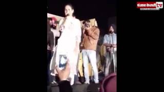 Sunanda Sharma fell down on stage during a live performance!