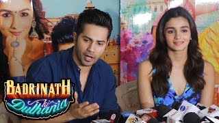 Varun Dhawan & Alia Bhatt's Full Interview - Badrinath Ki Dulhania