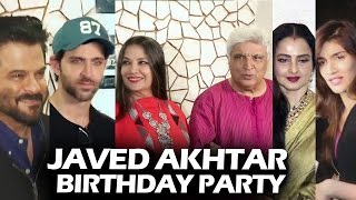Javed Akhtar's Birthday Party - Full HD Video - Hrithik Roshan, Kriti Sanon, Rekha
