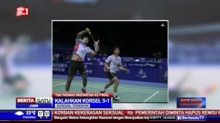 Kalahkan Korsel, Tim Thomas Indonesia ke Final