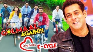 Ajay Devgn's Golmaal Again PROMOTES Salman's Being Human Cycles