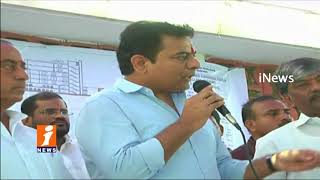 KTR Lays Foundation Stone To Several Development Works in Hyderabad | iNews