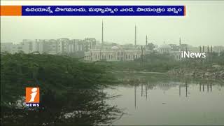 Hyderabad Surrounded by Thick Fog | People Enjoying Different Climates | iNews