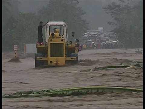Raw- Floods Leave Over 30 Dead in Philippines News Video