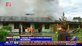Satu Orang Tewas dan Rumah Dibakar dalam Bentrok Timika