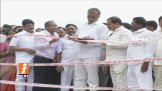 Minister Harish Rao Inspect SRSP Canal Works In Warangal | iNews