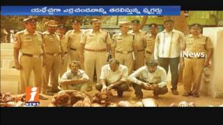 Red Sandalwood Smugglers Illegally Enter in Seshachalam Forest In Day Time | iNews
