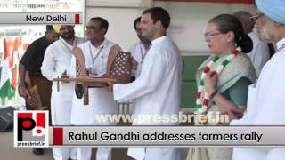 Rahul Gandhi addresses 'Kisaan Mazdoor Samman' rally in Delhi Politics Video