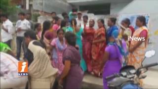 Womens Attacks On Wine Shop In Badvel | Kadapa District | iNews