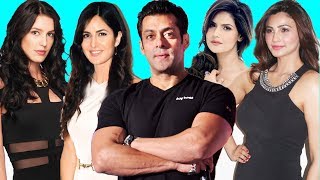 10 Bollywood Actresses Launched By Salman Khan - Katrina Kaif, Zarine Khan, Sonakshi....