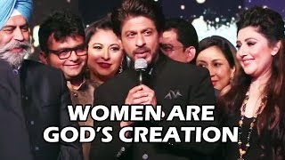 Shahrukh Khan's Heart-Touching Speech On Women's - They Are GOD's Creation