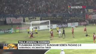 Pusamania Borneo Bungkam Semen Padang 2-0