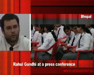 Rahul Gandhi in Bhopal 19th January 2010(Part 1)