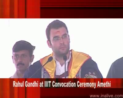 Rahul Gandhi at IIIT Convocation Ceremony 19 Aug 2009 Part 2