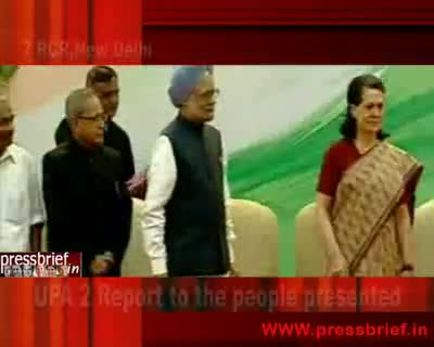 UPA 2 Report to the people presented,1st June 2010