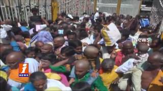 Huge Rush Continue at Tirumala After Brahmotsavam Ends | iNews