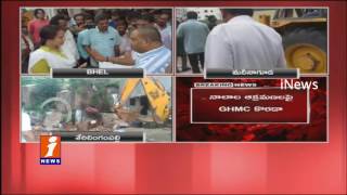 GHMC Starts Demolition Of Illegal Constructions in Hyderabad | Updates | iNews