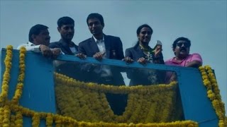 Olympic silver medallist P V Sindhu receives heroic welcome in Hyderabad