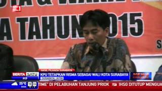 KPU Tetapkan Risma Sebagai Walikota Surabaya Terpilih