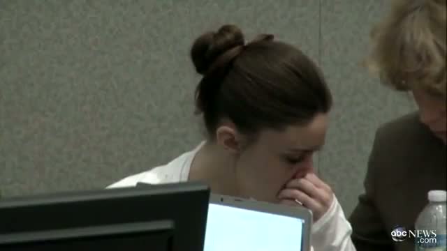 Casey Anthony Cries Over Skull Photo 