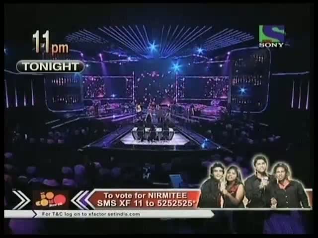 Nirmitee's awe inspiring performance on Saathiya- X Factor India - Episode-17 (9th-July-2011)