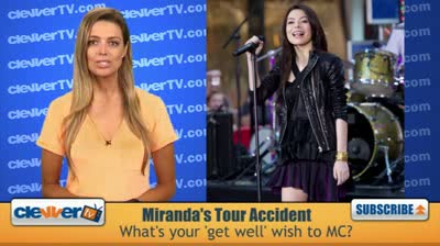 Miranda Cosgrove's Tour Bus Accident