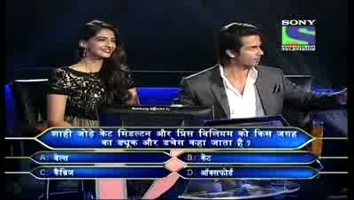 Sonam Kapoor's revelation of being a chatterbox-- Episode 12 -- KBC 2011 - 1st Sep 2011