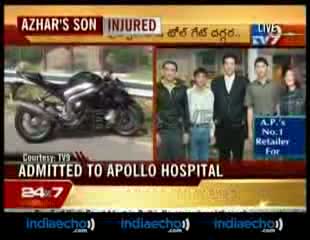 Azharuddin's Son Seriously Injured-Indiaecho