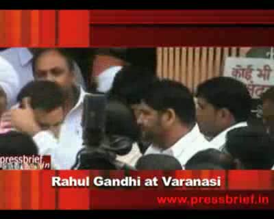 Rahul Gandhi at Varanasi