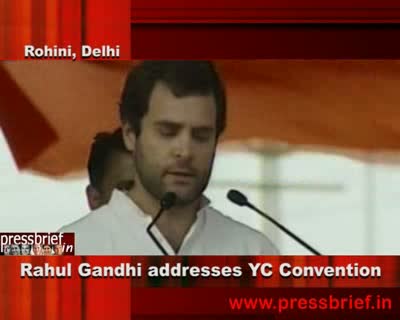 Rahul Gandhi addresses YC Convention 29 th Nov-2011