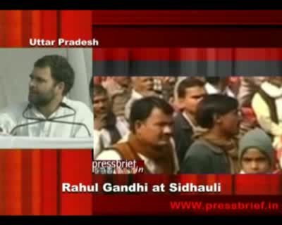 Rahul Gandhi at Sidhauli ( U.P )