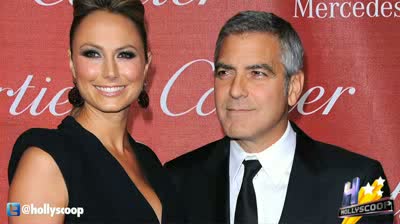 George Clooney Keeps Stacy Keibler Locked Up