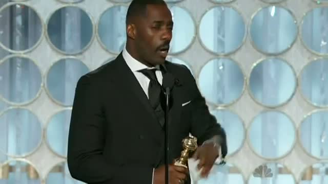 GOLDEN GLOBES - Idris Elba wins best actor in a mini-series