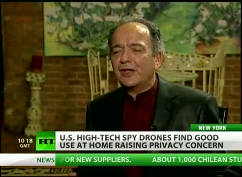 US flying eye spies on people at home