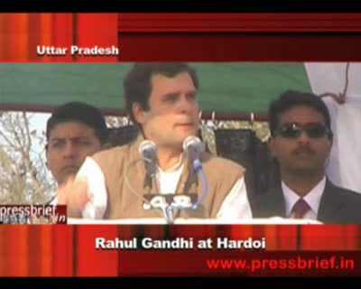 Rahul Gandhi at Hardoi.