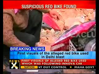 Israeli embassy blast - Red bike found in Delhi