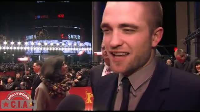 Twilight Hunk Robert Pattinson arrives at the Berlinale