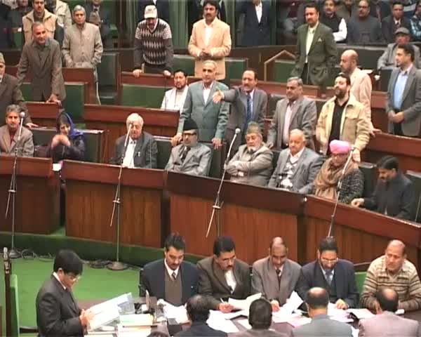 PDP intensifies protests in JK Assembly