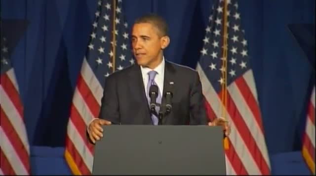Raw Video - Obama Responds to Heckler in NYC