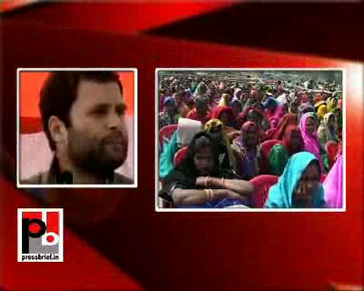 Support Congress and help Congress to form a Government of aam aadmi and youth, urged the Congress General Secretary Rahul Gandhi while addressing an election rally in Bisalpur in Philiphit (UP). He also lashed out at parties like BSP and SP for cheating 