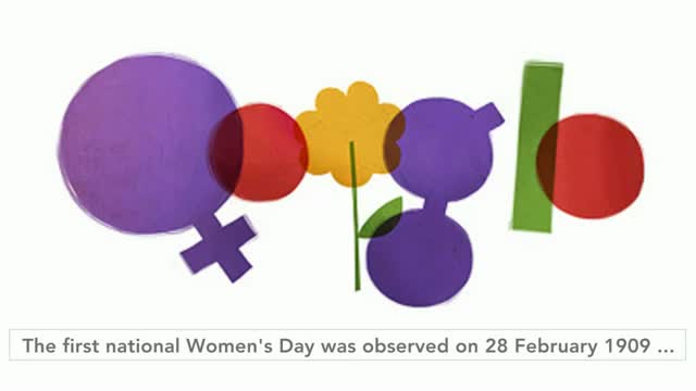 International Women's Day 2012 Google Doodle