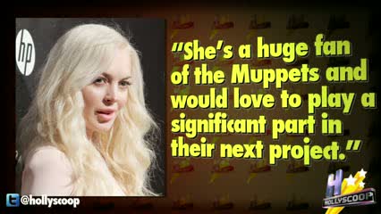Lindsay Lohan Wants In The Next Muppets Movie!