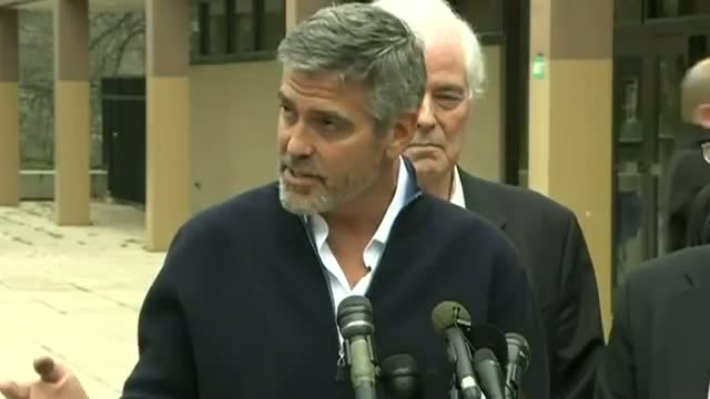 George Clooney released following arrest at Sudanese Embassy video