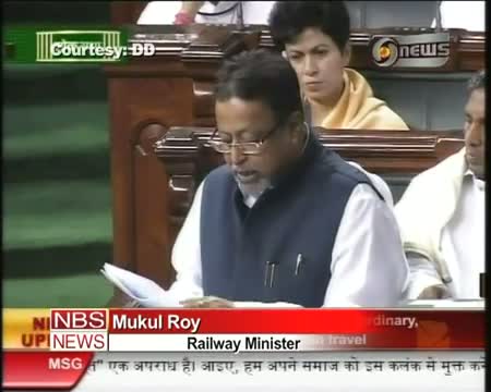 Mukul Roy announces rollback in rail fare hike