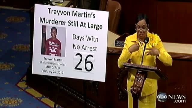 Trayvon Martin Case: Congresswoman Frederica Wilson Demands Arrest of Suspect on House Floor