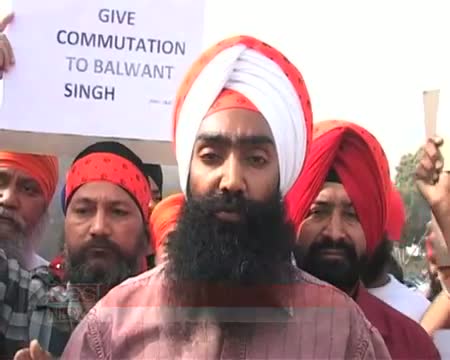 Balwant's Singh's supporters hold protest in Jammu