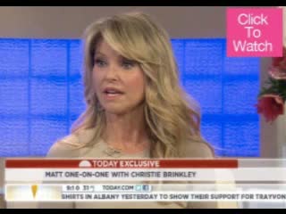 Christie Brinkley Cried During 'Today' Live Interview