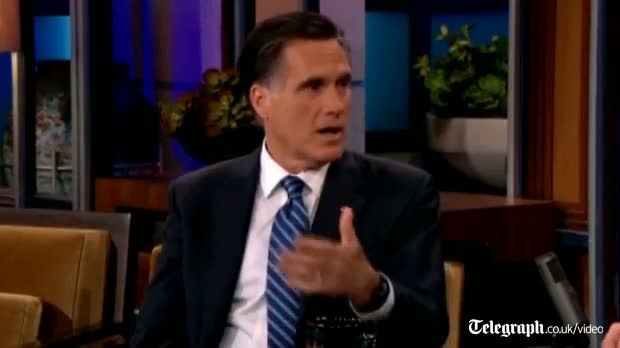 Mitt Romney tells Jay Leno he'd be happy to have Rick Santorum as vice president video